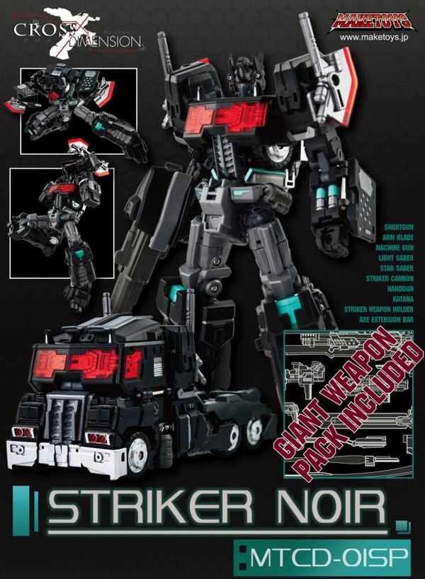 MTCD 01SP Striker Noir Not Nemsis Prime Figure From MakeToys Images And Preorders  (5 of 5)